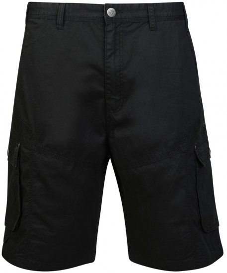 Motley Denim Cargo Shorts Black - Šortky - Šortky W40-W60