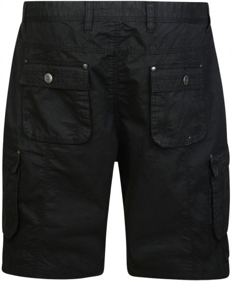 Motley Denim Cargo Shorts Black - Šortky - Šortky W40-W60