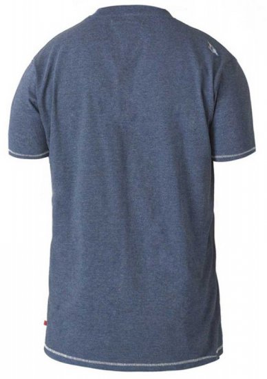 D555 RUEBEN NY City Print T-Shirt Denim - Tričká - Nadrozmerné tričká - 2XL-14XL