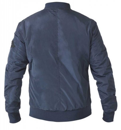 D555 Pedro Bomber Jacket Navy - Bundy - Bundy Nadmerné Veľkosti 2XL-8XL