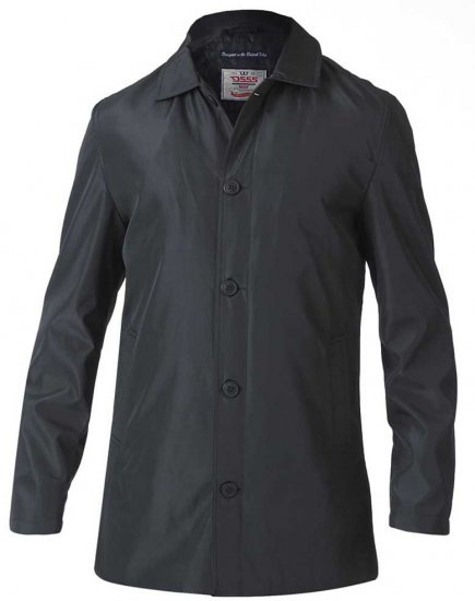 D555 Hampton Raincoat Black - Bundy - Bundy Nadmerné Veľkosti 2XL-8XL