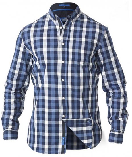 D555 Webber LS Shirt - Košele - Košele 2XL-10XL