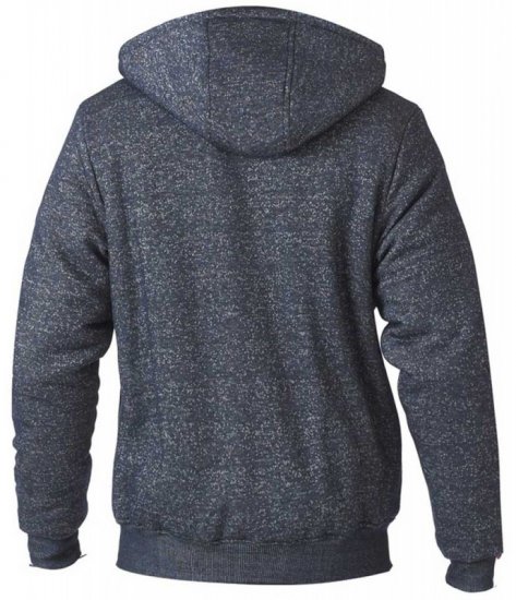 D555 Hulk Fur Lined Zipper Hood Navy - Mikiny & mikiny bez kapucne - Mikiny & Mikiny s Kapucňou 2XL-12XL