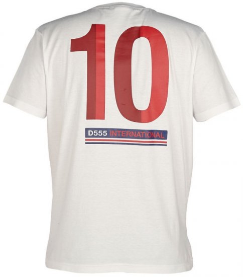 D555 Leon T-shirt White - Tričká - Nadrozmerné tričká - 2XL-14XL