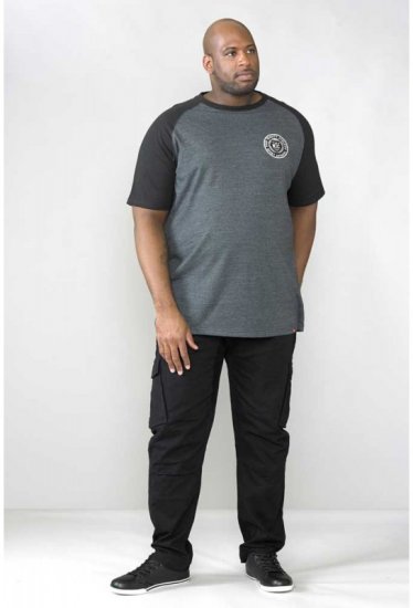 D555 Nelson Stretch Tapered Cargo Pants Black - Džínsy & nohavice - Džínsy a Nohavice - W40-W70