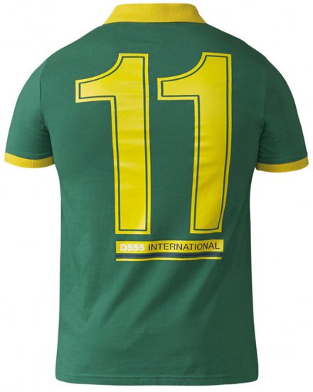 D555 Silva Polo Green - Polokošele - Polokošele 2XL-8XL