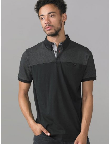 D555 Jauram Polo Black - Polokošele - Polokošele 2XL-8XL