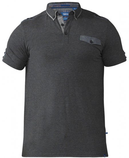 D555 Hogan Polo Charcoal - Polokošele - Polokošele 2XL-8XL