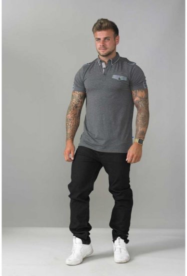 D555 Hogan Polo Charcoal - Polokošele - Polokošele 2XL-8XL