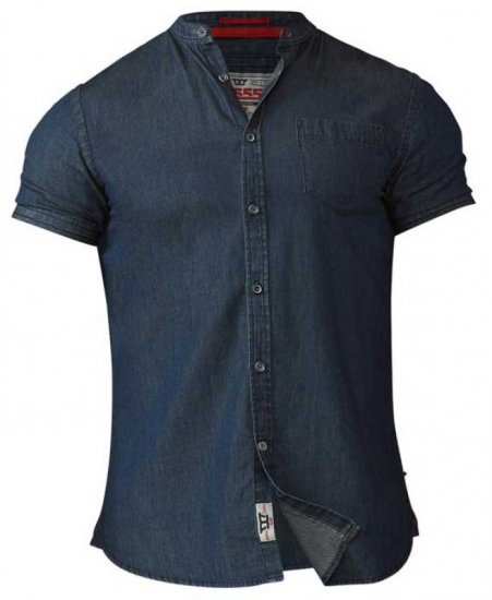 D555 Astra Short Sleeve Denim Shirt - Košele - Košele 2XL-10XL
