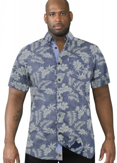 D555 Oswald Short Sleeve Hawaii Shirt - Košele - Košele 2XL-10XL