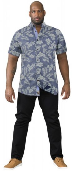 D555 Oswald Short Sleeve Hawaii Shirt - Košele - Košele 2XL-10XL