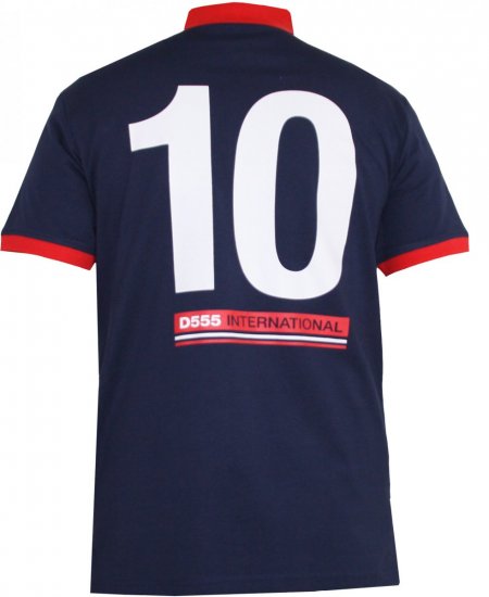 D555 Foster Polo Navy - Polokošele - Polokošele 2XL-8XL