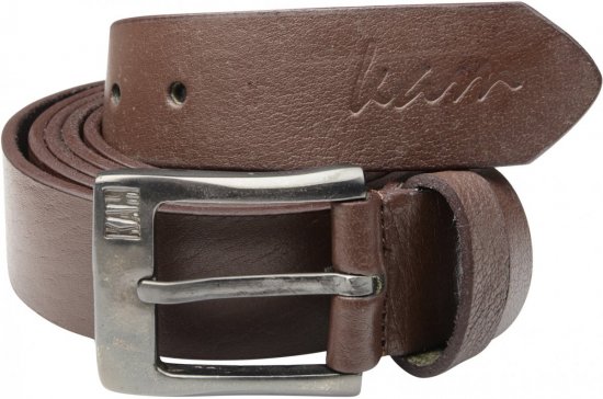 Kam Jeans 913 Jeans Belt Genuine Leather Brown , 3,5cm - Opasky - Opasky W40-W70/2XL-8XL