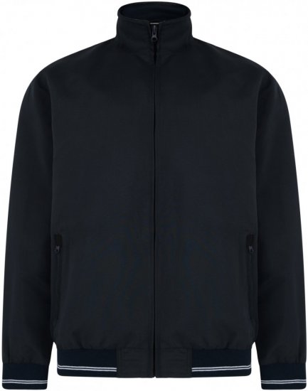 Kam Jeans 436 Summer Jacket Black - Bundy - Bundy Nadmerné Veľkosti 2XL-8XL