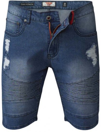 D555 Rodrigo Stretch Biker Style Shorts - Šortky - Šortky W40-W60