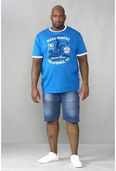 D555 Rodrigo Stretch Biker Style Shorts - Šortky - Šortky W40-W60