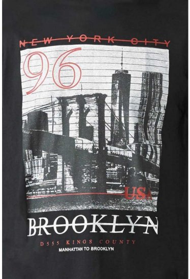 D555 Cain T-shirt Black - Tričká - Nadrozmerné tričká - 2XL-14XL