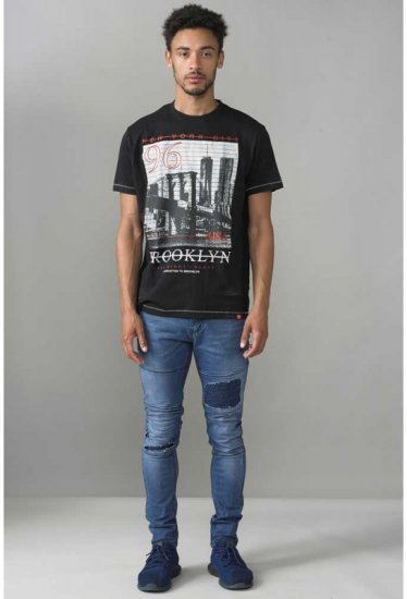 D555 Cain T-shirt Black - Tričká - Nadrozmerné tričká - 2XL-14XL