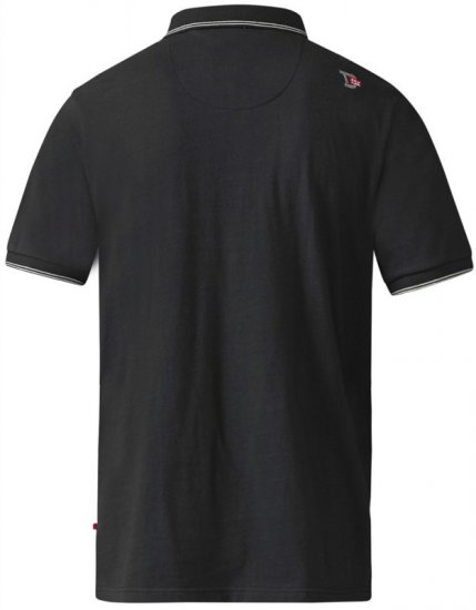 D555 Cecil Polo Black - Polokošele - Polokošele 2XL-8XL