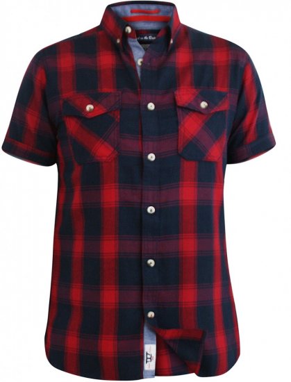 D555 Oliver Short Sleeve Shirt - Košele - Košele 2XL-10XL