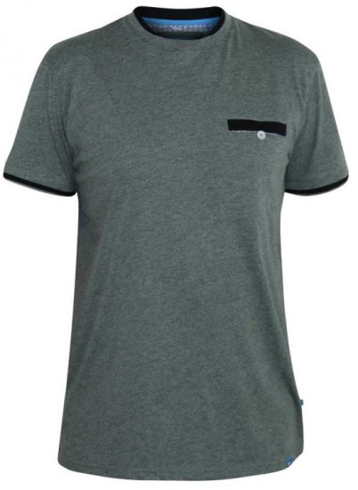 D555 Nelly T-shirt Khaki - Tričká - Nadrozmerné tričká - 2XL-14XL