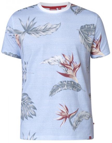 D555 Rufus T-shirt Blue - Tričká - Nadrozmerné tričká - 2XL-14XL