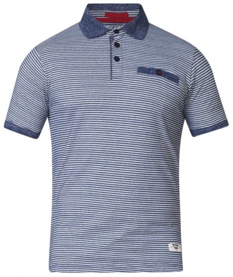 D555 Tyrone Polo Blue - Polokošele - Polokošele 2XL-8XL