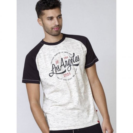 D555 Judson T-shirt Grey - Tričká - Nadrozmerné tričká - 2XL-14XL