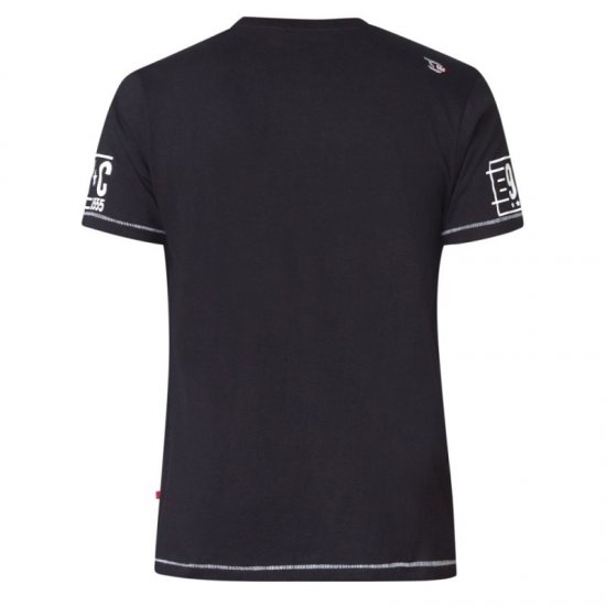 D555 Ethan T-shirt Black - Tričká - Nadrozmerné tričká - 2XL-14XL