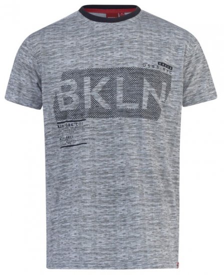 D555 NewYork Brooklyn T-shirt Black - Tričká - Nadrozmerné tričká - 2XL-14XL