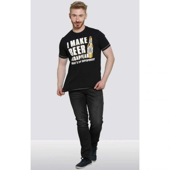D555 Seattle T-shirt Black - Tričká - Nadrozmerné tričká - 2XL-14XL