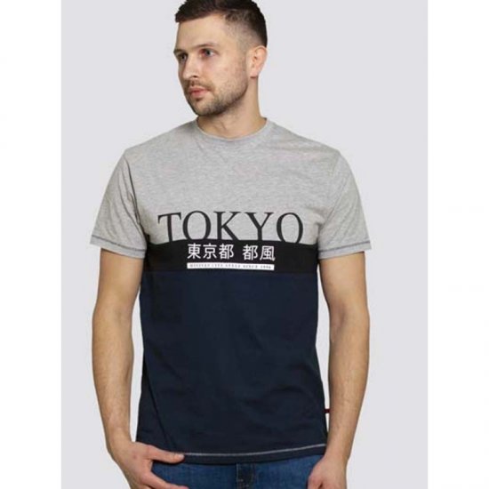 D555 Morris T-shirt Navy - Tričká - Nadrozmerné tričká - 2XL-14XL