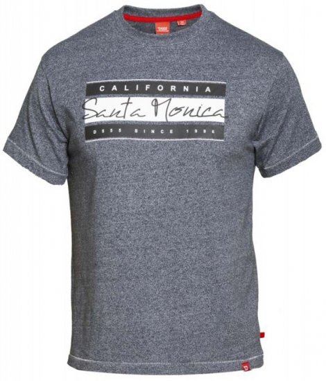 D555 Tempa T-shirt Navy Twist - Tričká - Nadrozmerné tričká - 2XL-14XL