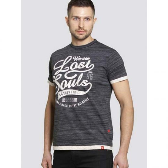 D555 Maiden T-shirt Black - Tričká - Nadrozmerné tričká - 2XL-14XL