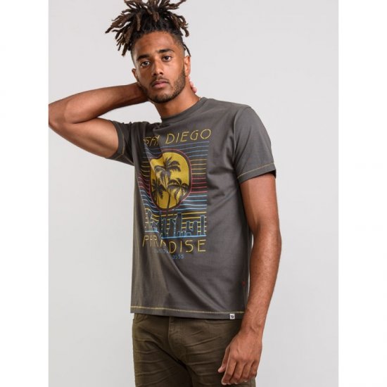 D555 Stanley T-shirt Khaki - Tričká - Nadrozmerné tričká - 2XL-14XL