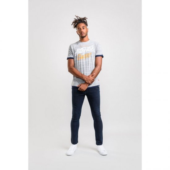 D555 Finn T-shirt Grey - Tričká - Nadrozmerné tričká - 2XL-14XL