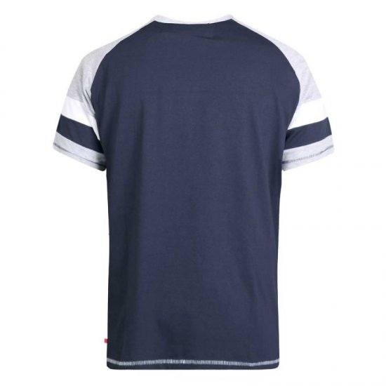 D555 Jones T-shirt Navy - Tričká - Nadrozmerné tričká - 2XL-14XL