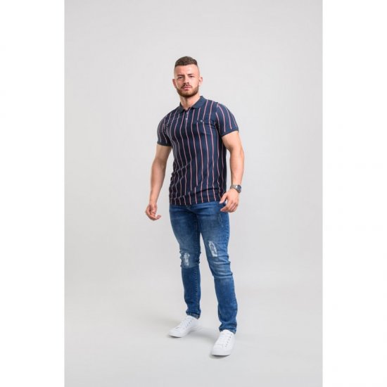 D555 Martel Polo Navy - Polokošele - Polokošele 2XL-8XL
