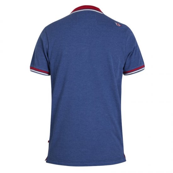 D555 Nigel Polo Denim Blue - Polokošele - Polokošele 2XL-8XL