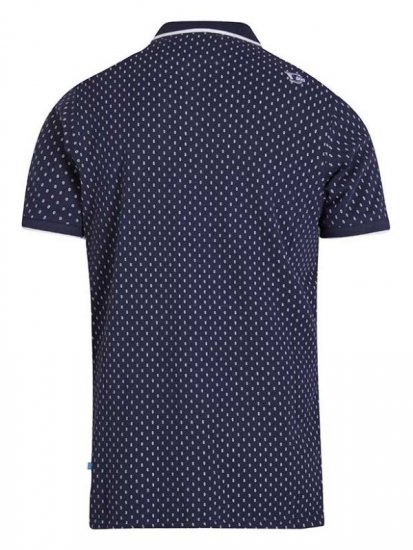 D555 Rogers Printed Polo Navy - Polokošele - Polokošele 2XL-8XL