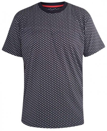 D555 Canton T-shirt Navy - Tričká - Nadrozmerné tričká - 2XL-14XL