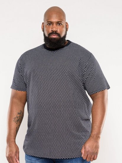 D555 Canton T-shirt Navy - Tričká - Nadrozmerné tričká - 2XL-14XL