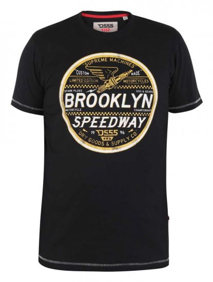D555 Wadebridge Speedway Printed T-Shirt - Tričká - Nadrozmerné tričká - 2XL-14XL