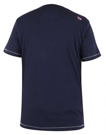 D555 Ashburton Printed T-Shirt - Tričká - Nadrozmerné tričká - 2XL-14XL