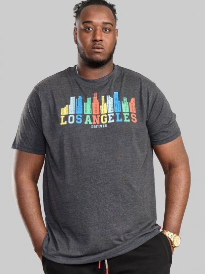 D555 Hemford Printed T-Shirt - Tričká - Nadrozmerné tričká - 2XL-14XL