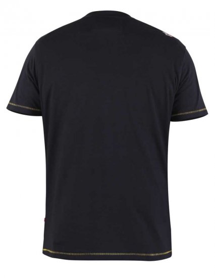 D555 Taunton Neon Printed T-Shirt - Tričká - Nadrozmerné tričká - 2XL-14XL