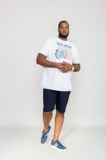 D555 LANGDON Printed T-Shirt - Tričká - Nadrozmerné tričká - 2XL-14XL