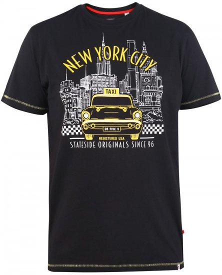 D555 WINGMORE Printed T-Shirt - Tričká - Nadrozmerné tričká - 2XL-14XL