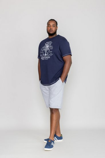 D555 CANTERBURY Printed T-Shirt - Tričká - Nadrozmerné tričká - 2XL-14XL